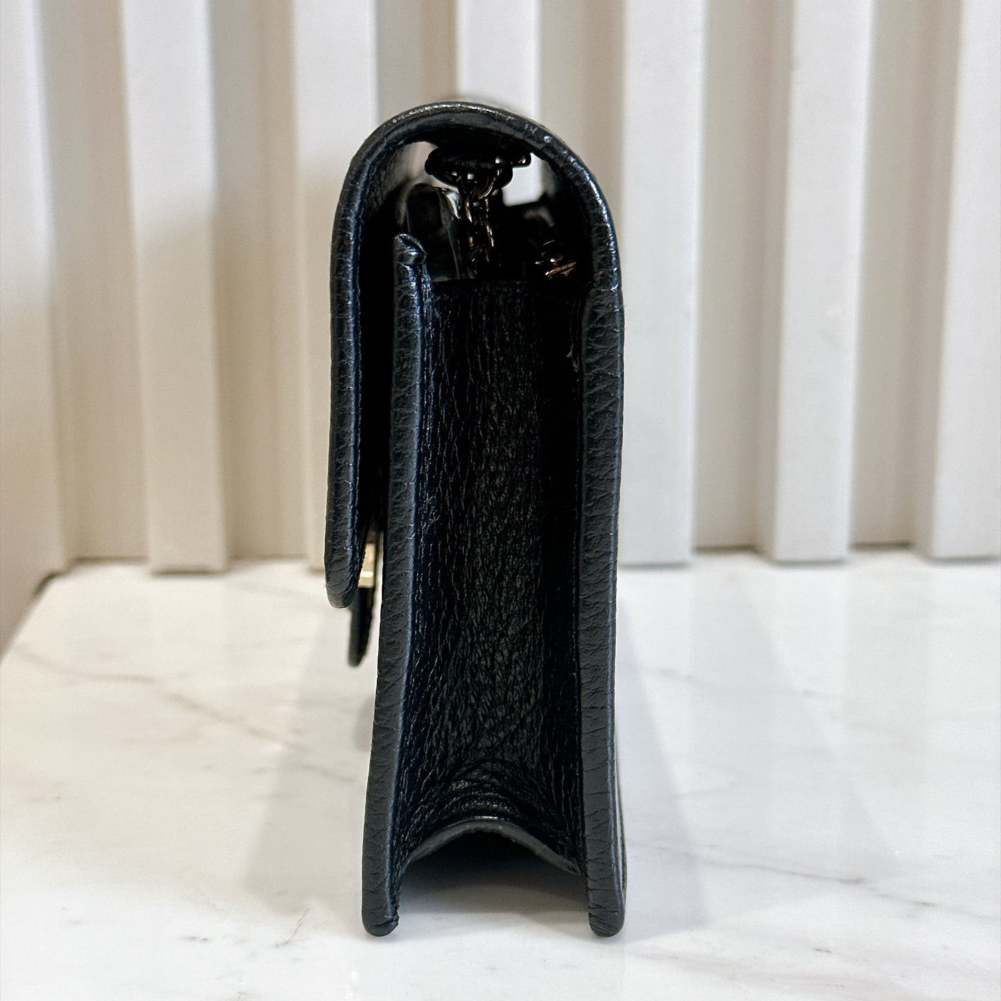 Gucci Interlocking Wallet On Chain in Black