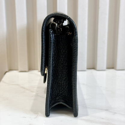 Gucci Interlocking Wallet On Chain in Black