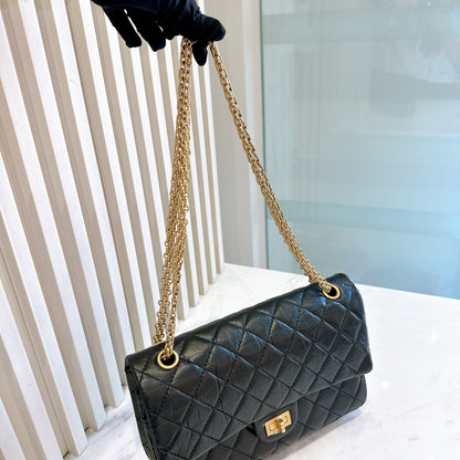 Chanel 2.55 Medium in Black