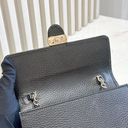 Gucci Interlocking Wallet On Chain in Black