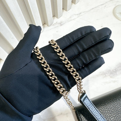 Gucci Interlocking Wallet On Chain in Black