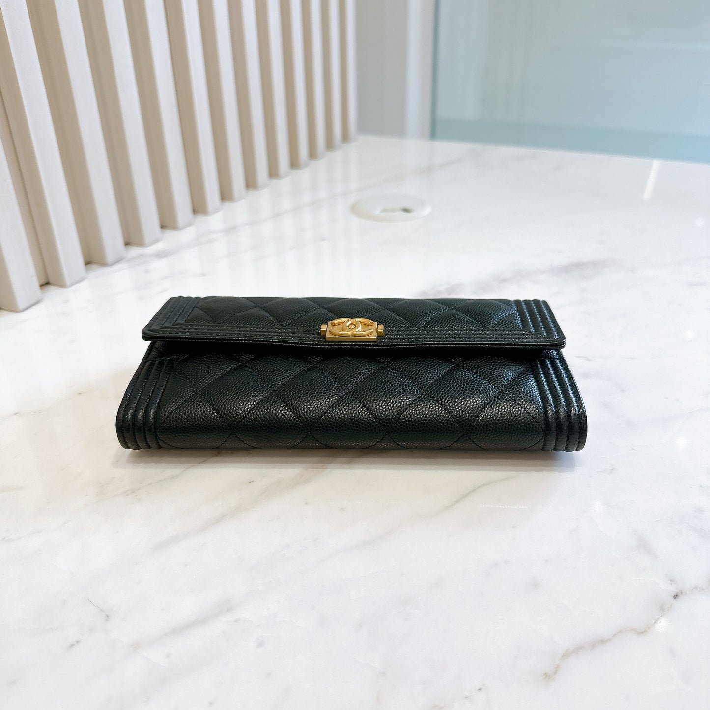 Chanel Boy Long Wallet