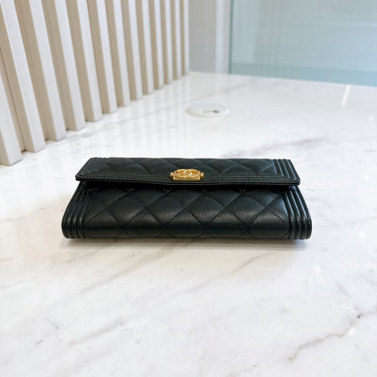 Chanel Boy Long Wallet