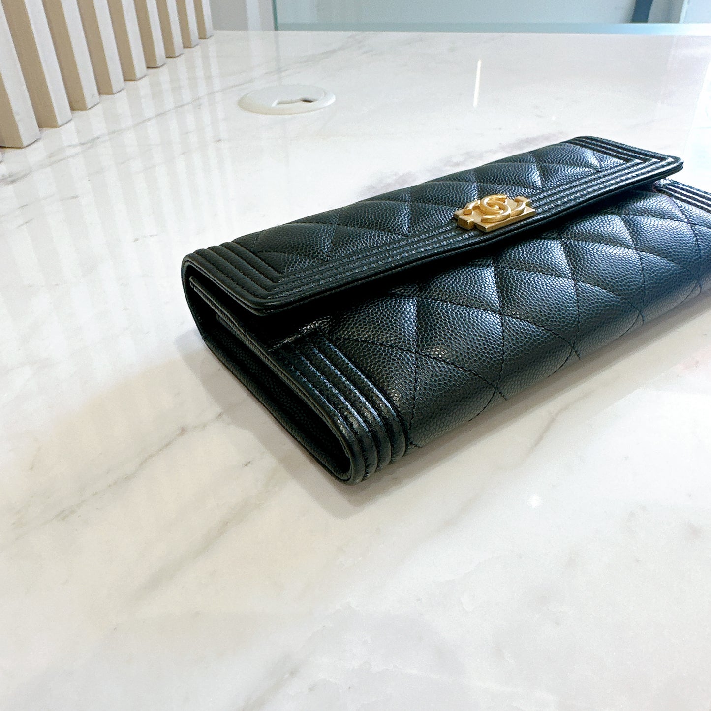 Chanel Boy Long Wallet