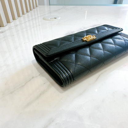Chanel Boy Long Wallet