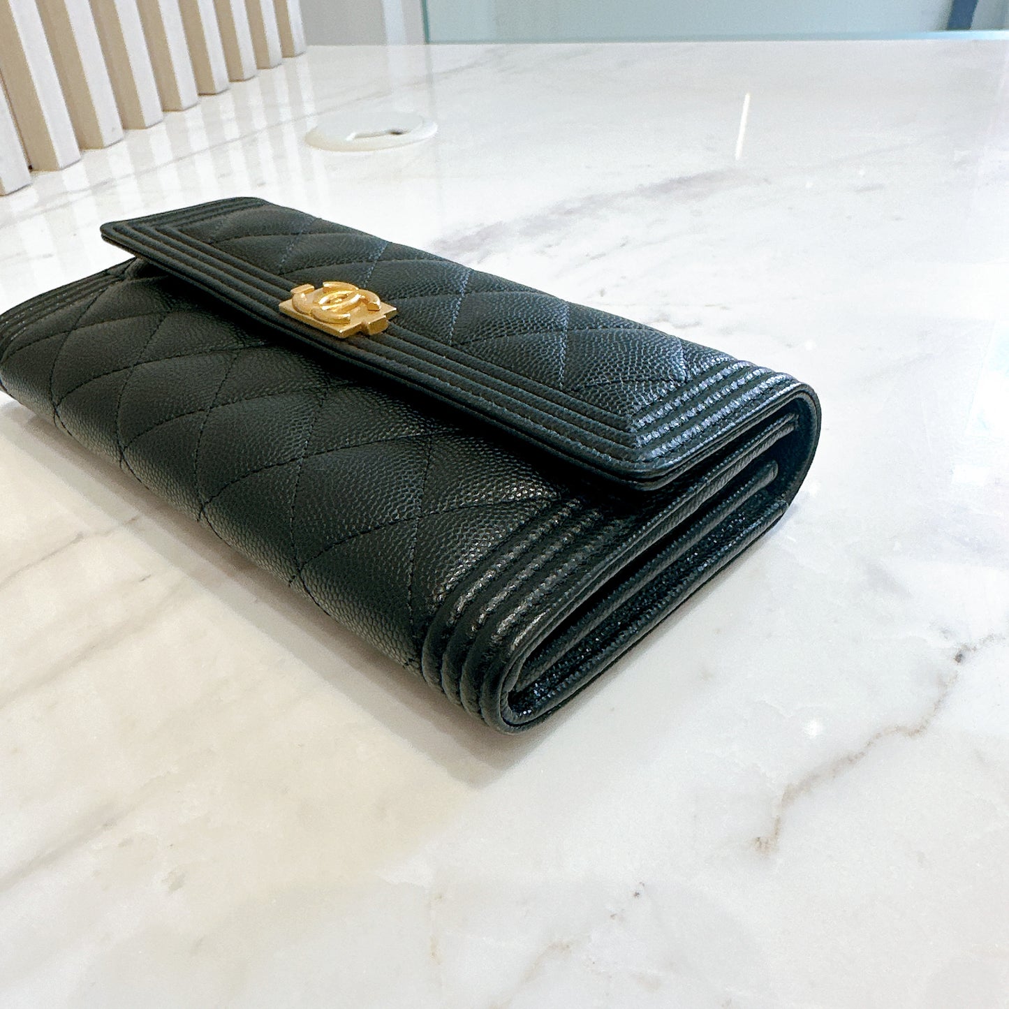 Chanel Boy Long Wallet