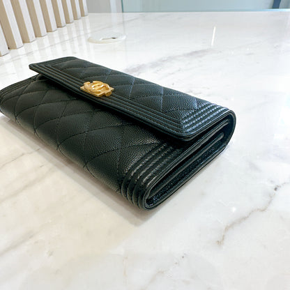 Chanel Boy Long Wallet