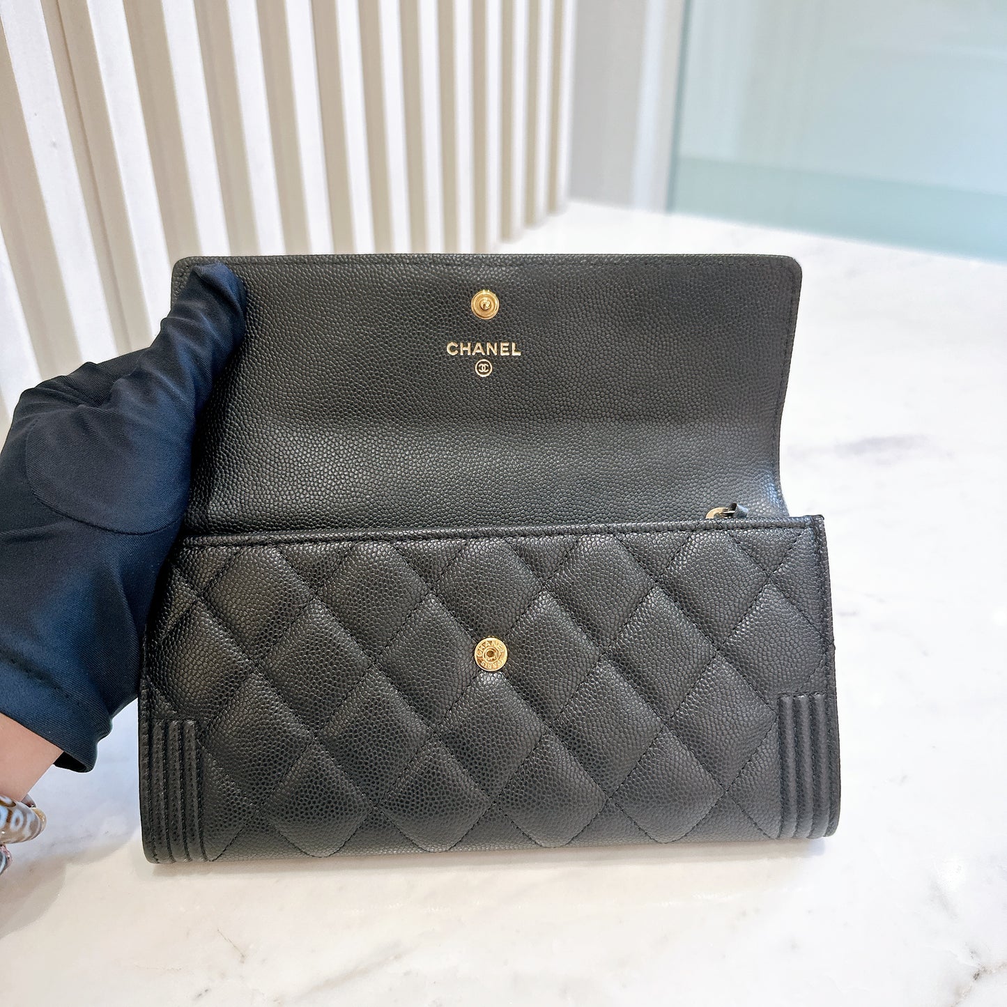 Chanel Boy Long Wallet
