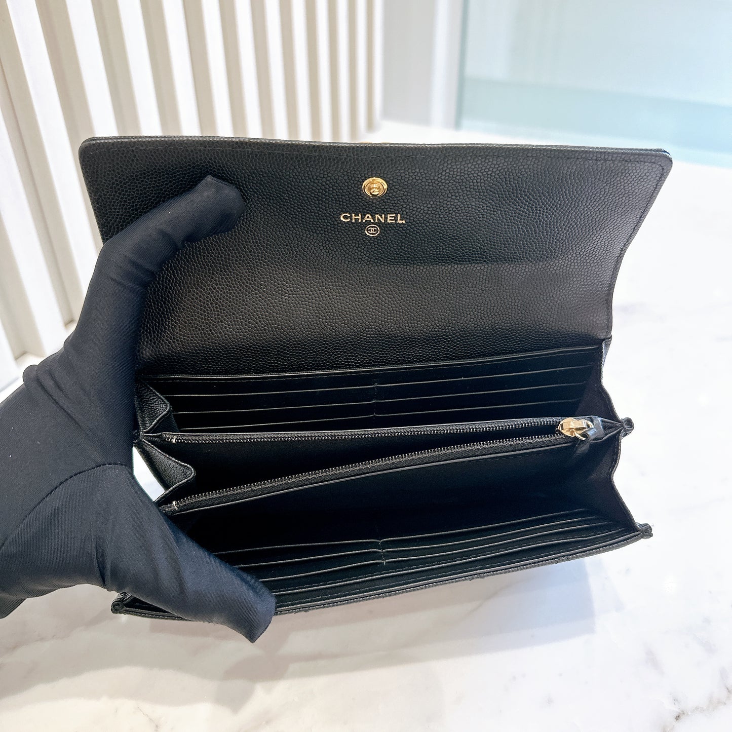 Chanel Boy Long Wallet