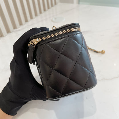 Chanel Vanity Case GHW with Pearl Crush