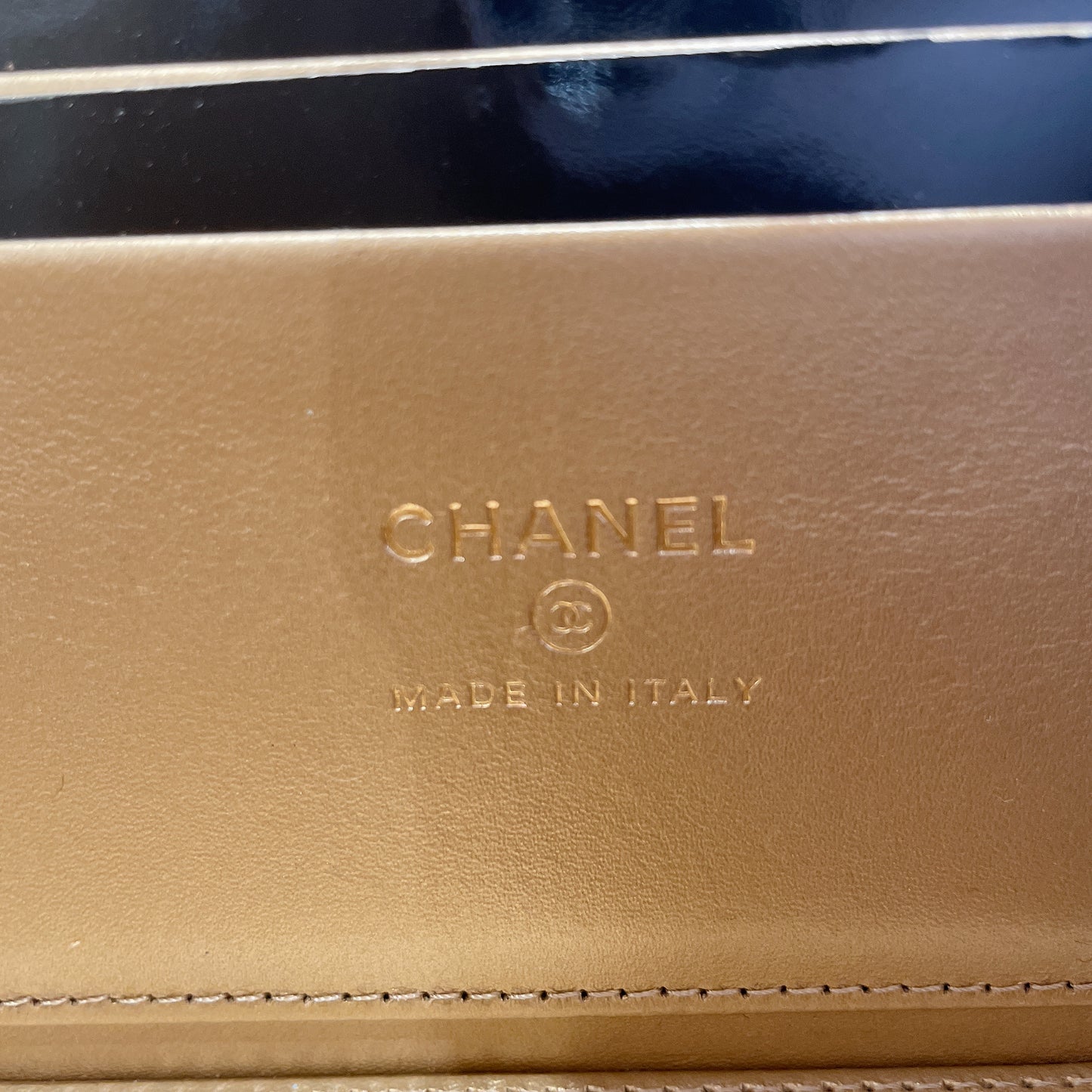 Chanel Vanity Case GHW with Pearl Crush