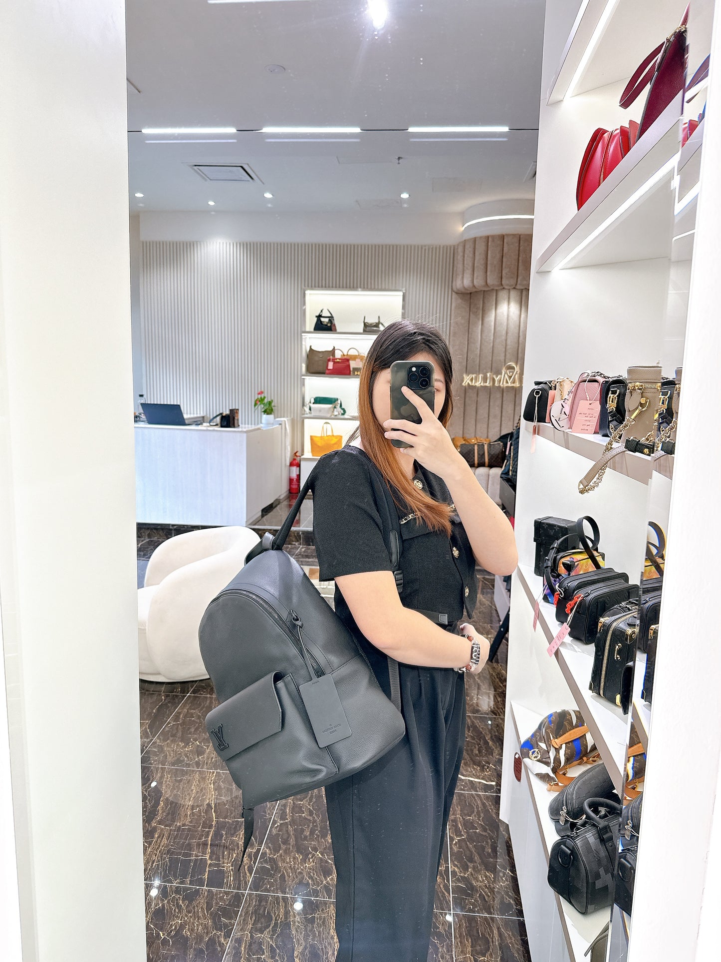 LV Takeoff Backpack in Black