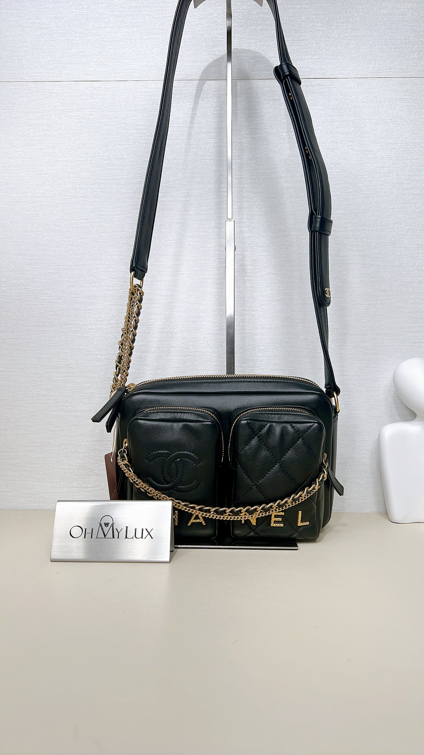 Chanel 22C Twin Pocket Camera Case