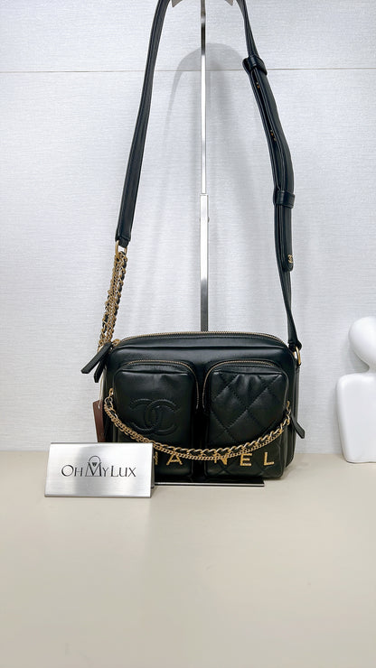 Chanel 22C Twin Pocket Camera Case