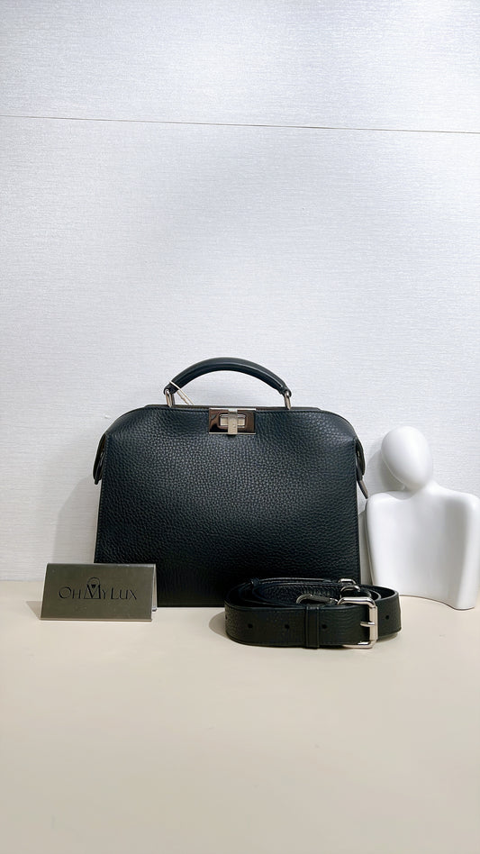 Fendi Peekaboo ISeeU in Black Small