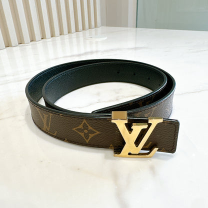 LV Monogram Reversible Belt in GHW