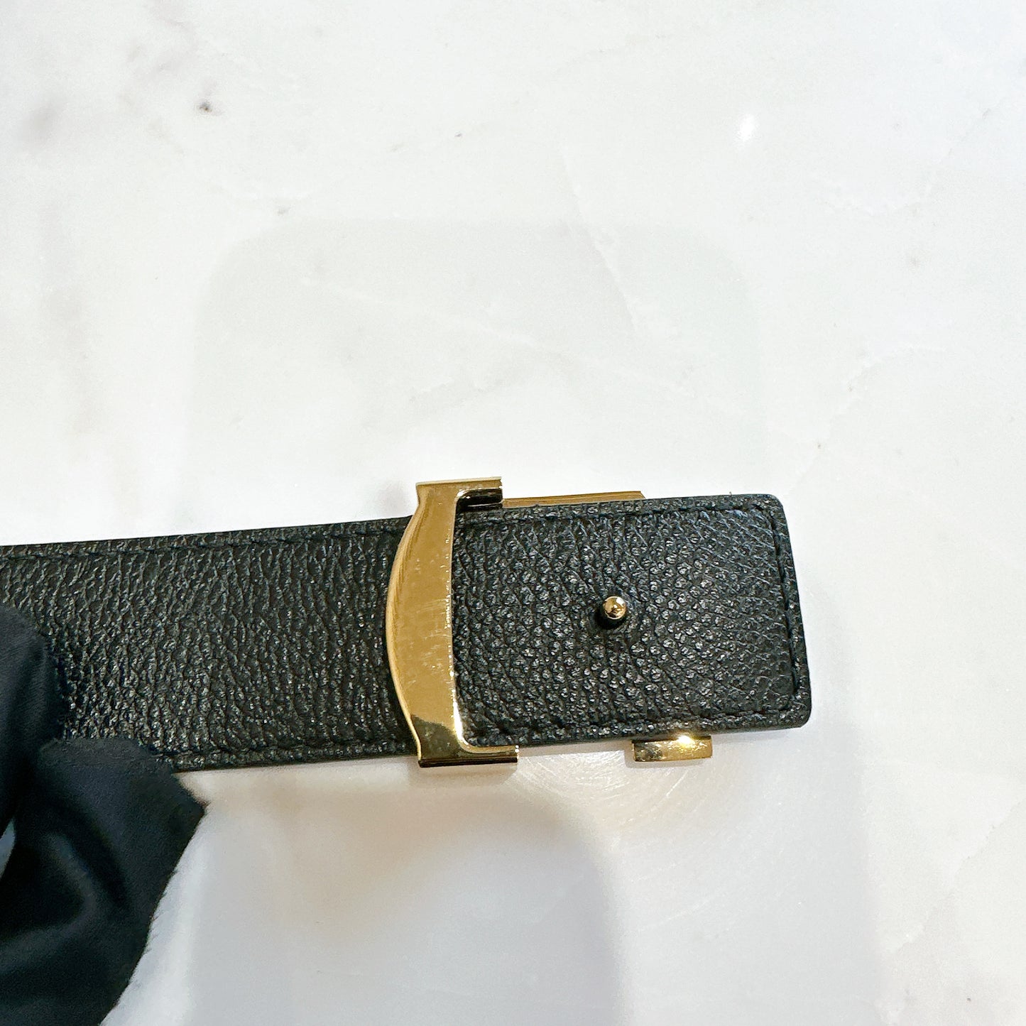 LV Monogram Reversible Belt in GHW