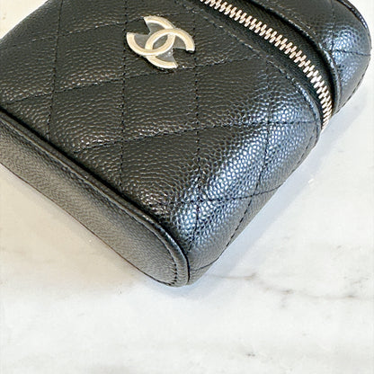 Chanel Top Handle Mini Vanity Case in Black