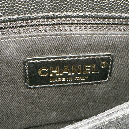 Chanel Coco Handle Small in Black Lizard Handle
