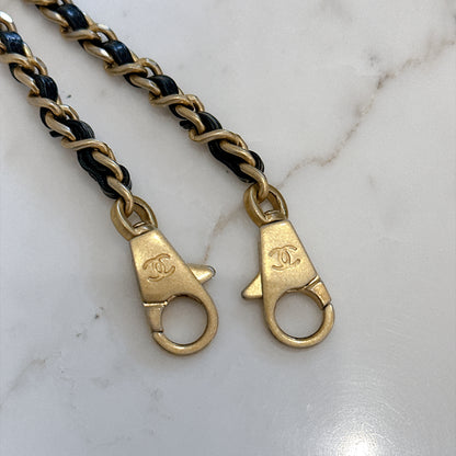 Chanel Coco Handle Small in Black Lizard Handle