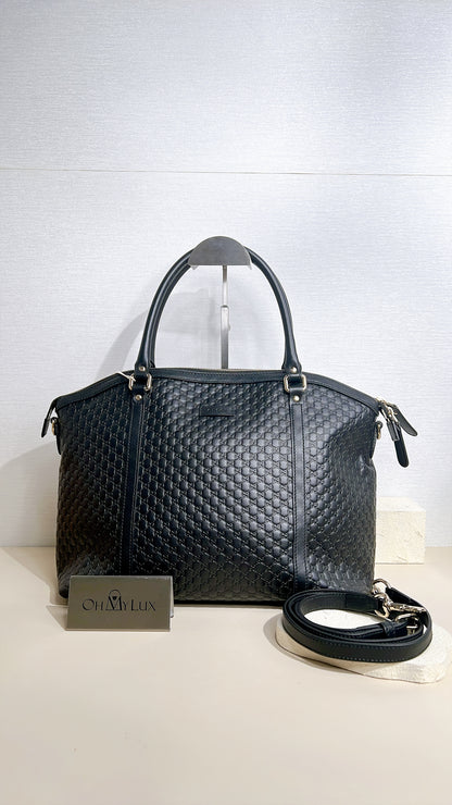 Gucci Guccisima Black Tote Bag