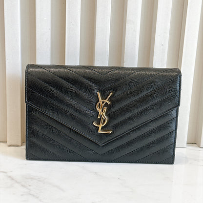YSL Wallet On Chain Black in GHW
