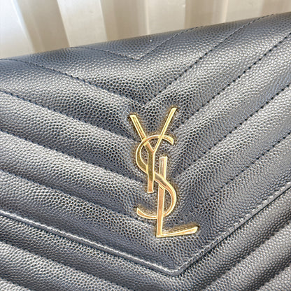 YSL Wallet On Chain Black in GHW