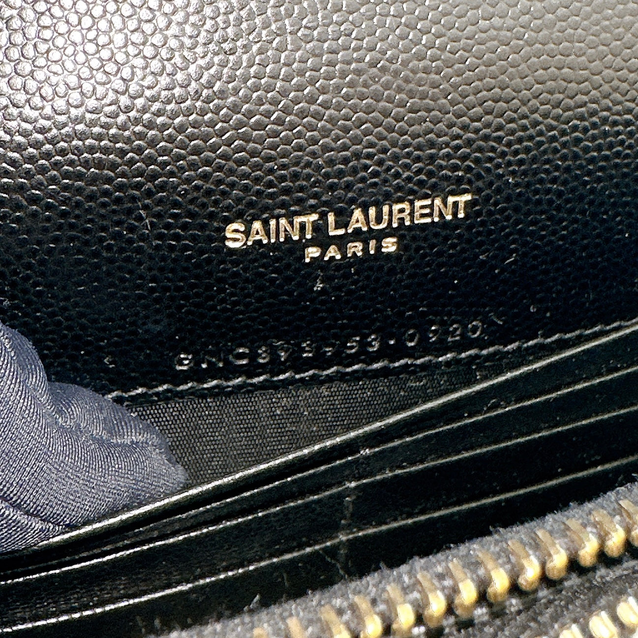 YSL Wallet On Chain Black in GHW