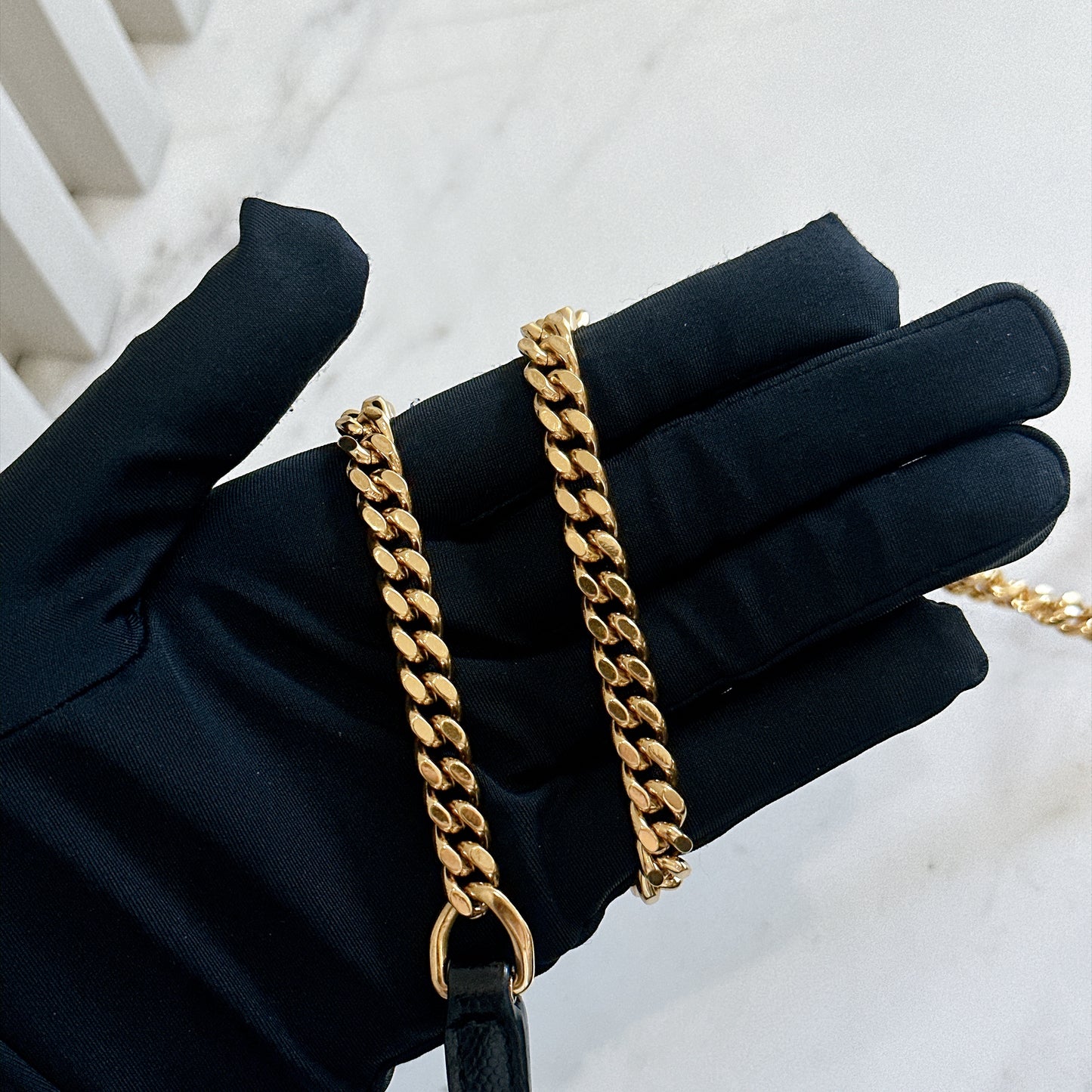 YSL Wallet On Chain Black in GHW
