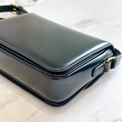 Celine Teen Triomphe in Black Calfskin