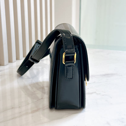 Celine Teen Triomphe in Black Calfskin