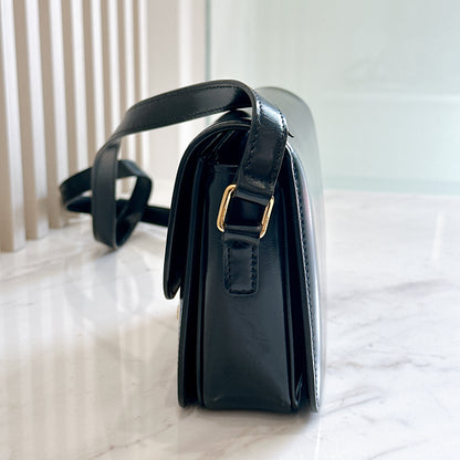 Celine Teen Triomphe in Black Calfskin