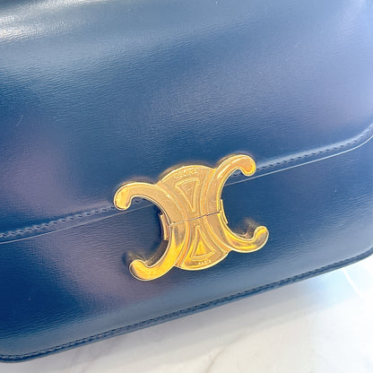 Celine Teen Triomphe in Black Calfskin