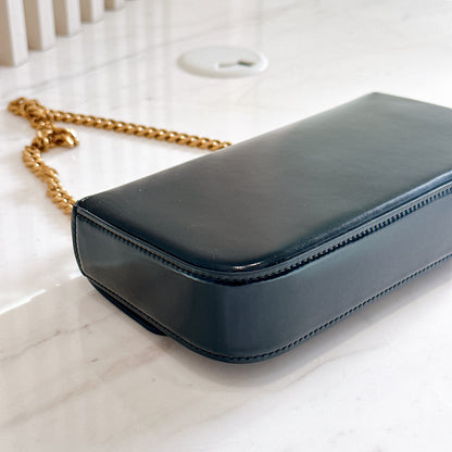 Celine Claude Chain Bag in Black GHW