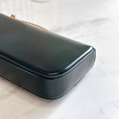 Celine Claude Chain Bag in Black GHW