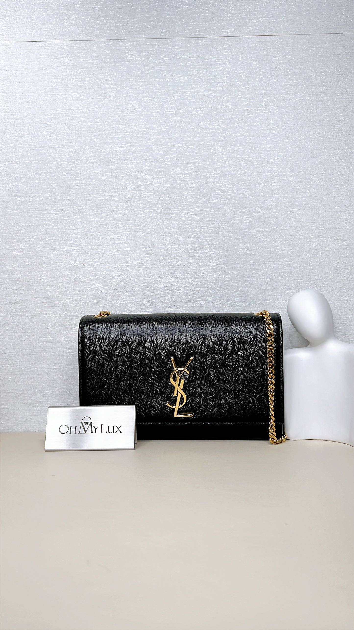 YSL Kate Black in Medium