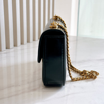 Celine Claude Chain Bag in Black GHW