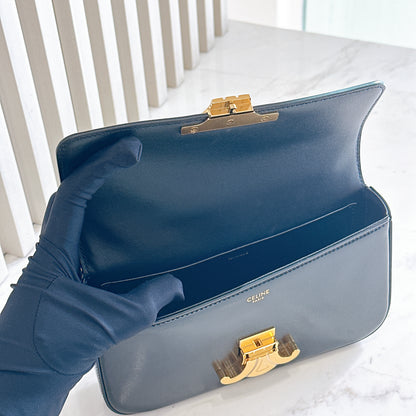 Celine Claude Chain Bag in Black GHW