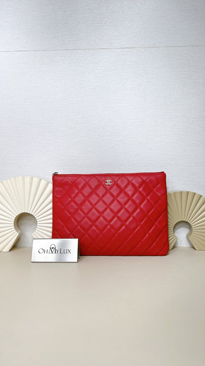 Chanel O Case Red Medium
