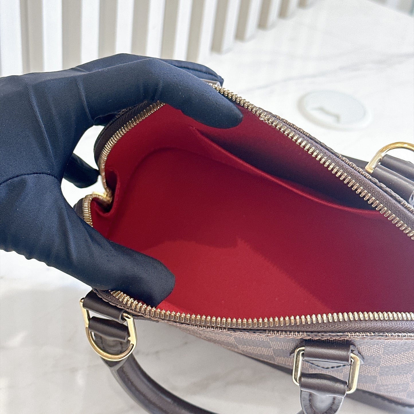 LV Damier Ebene Alma BB