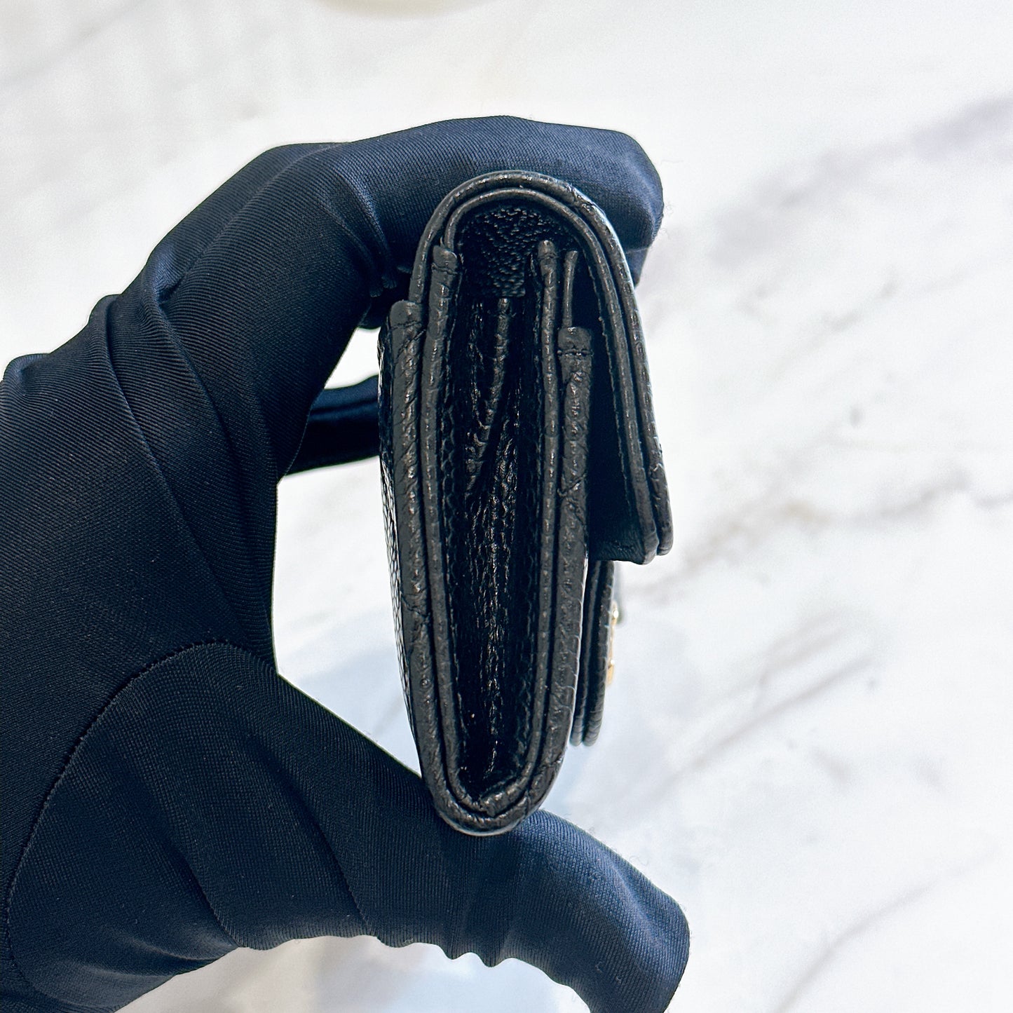 Chanel Clasisc Card Holder in Black GHW