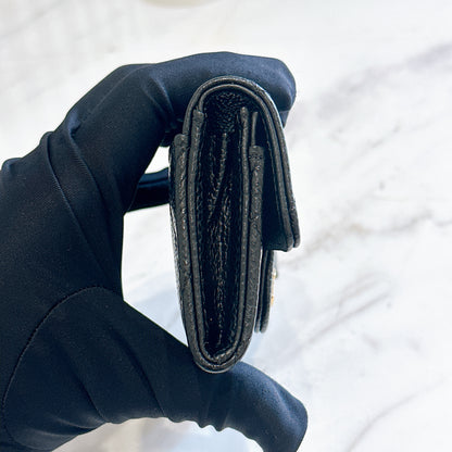 Chanel Clasisc Card Holder in Black GHW