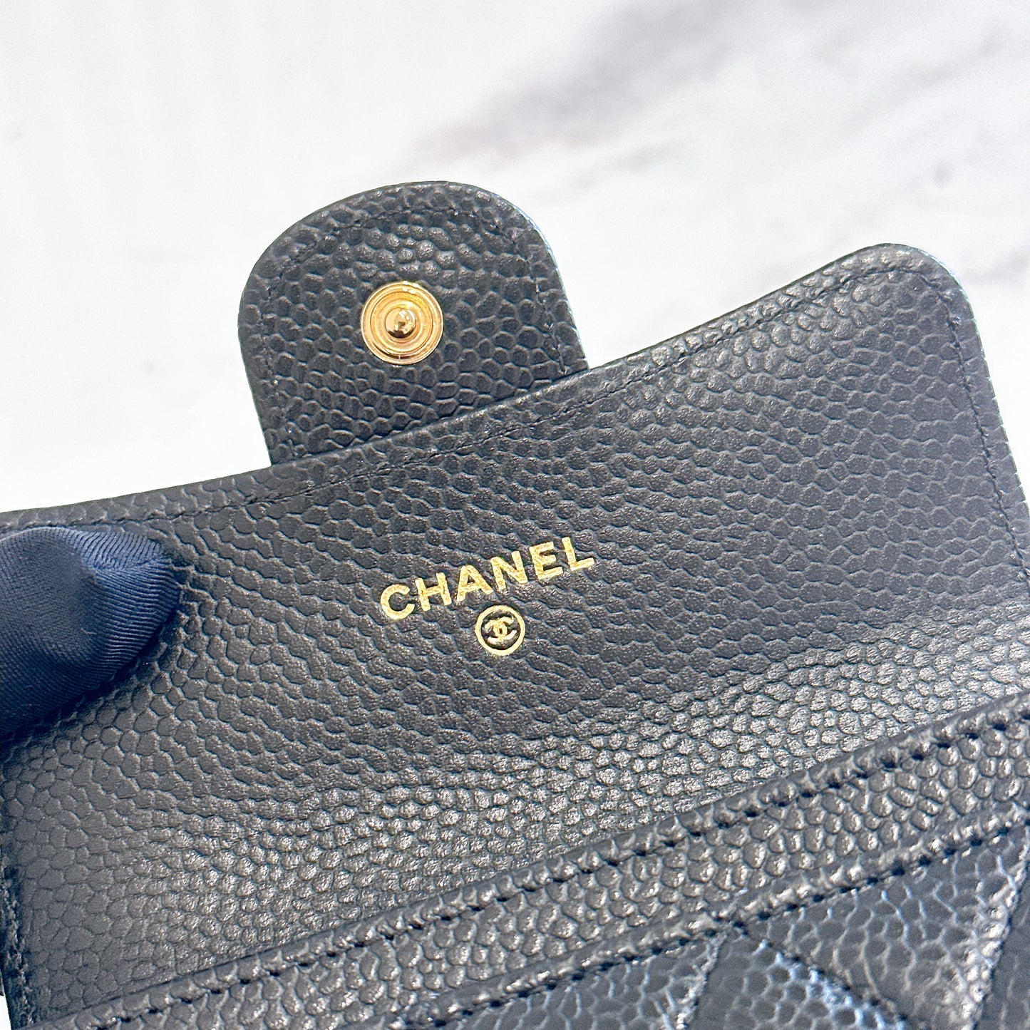 Chanel Clasisc Card Holder in Black GHW