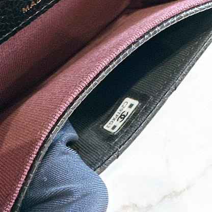 Chanel Clasisc Card Holder in Black GHW