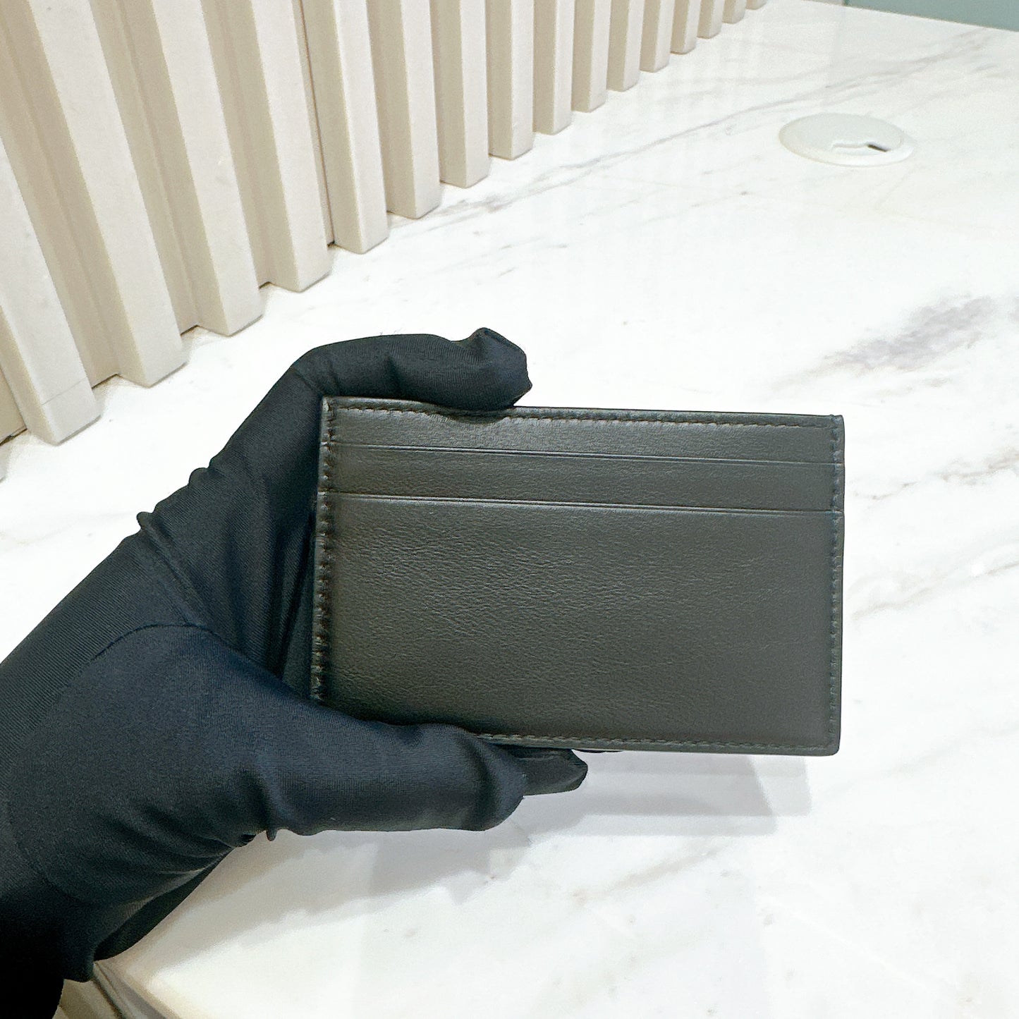 Gucci Marmont Card Case in Black SHW