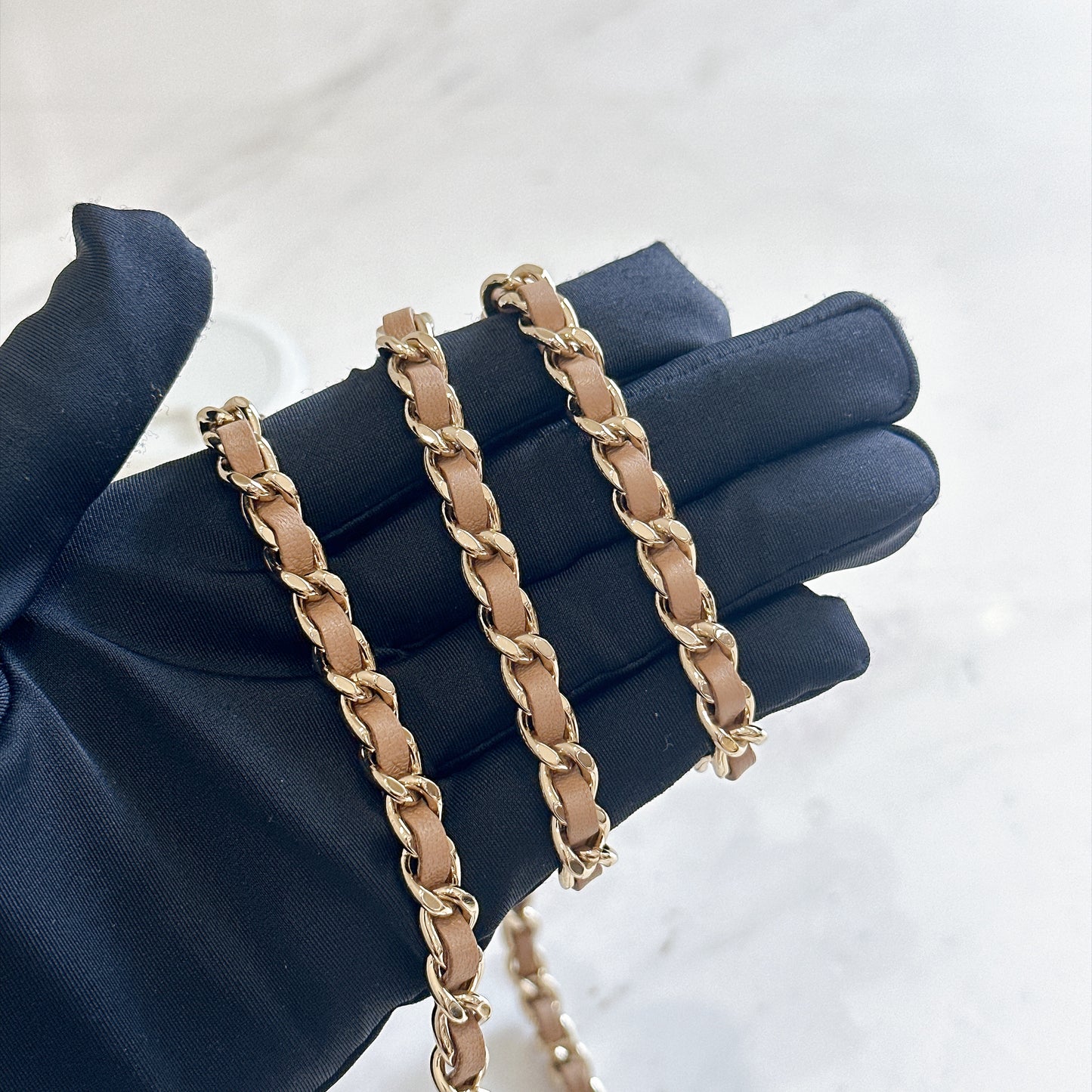 Chanel Trendy CC Wallet On Chain in Beige