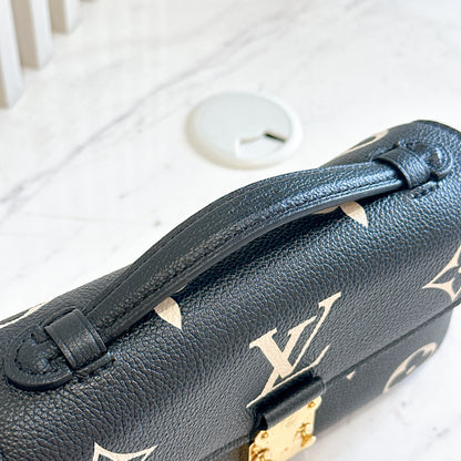 LV Metis East West Bicolor Black / Creme
