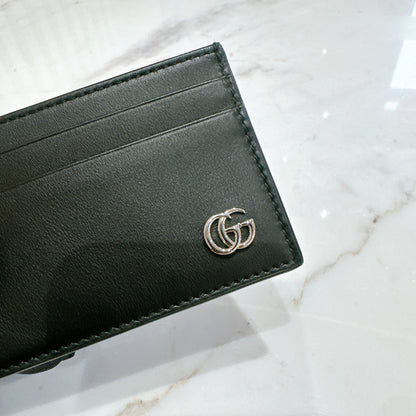 Gucci Marmont Card Case in Black SHW