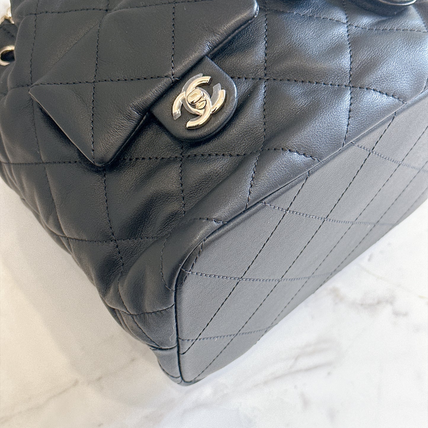 Chanel Drawstring Two Pockets Backpack