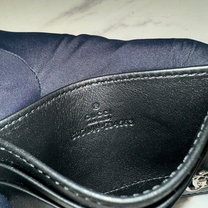 Gucci Marmont Card Case in Black SHW